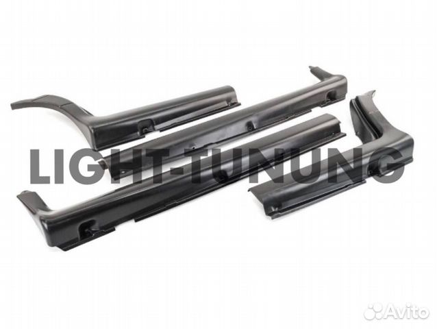 Внешние пластик накладки порогов на ваз 2114, 2115