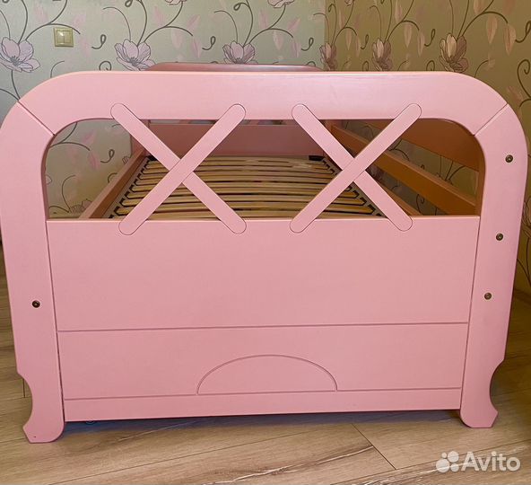 Кровать 200/90 детская Бук-Массив. Италия