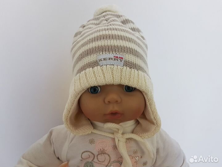 Шапка на завязках для мальчиков девочек Kerry р44