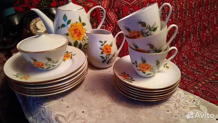 Сервиз чайный Чехословакия