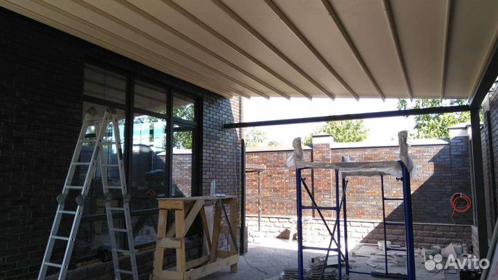 Пергола, Маркиза, террасы из Дпк