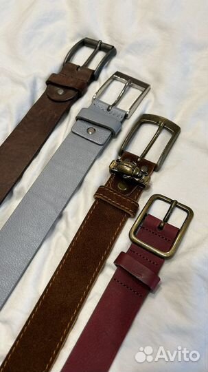 Мужской кожаный ремень