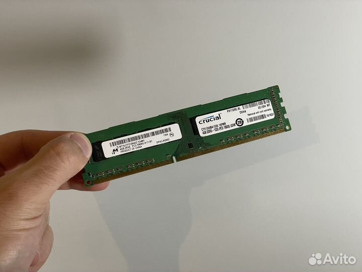 Озу 4x2 GB (DDR3, Crucial)