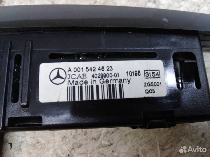 Дисплей парктроника A0015424623