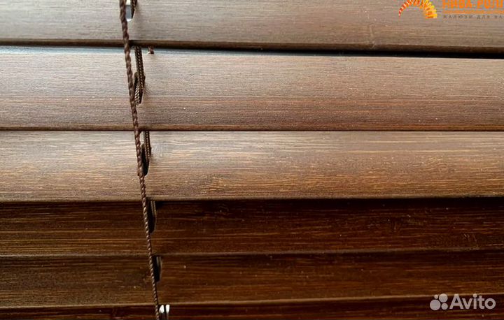 Жалюзи деревянные - замер бесплатно