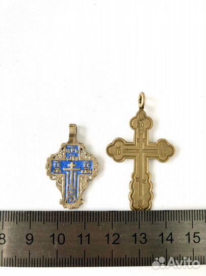 Старинные нательные крестики