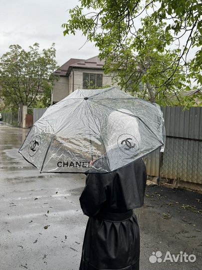 Зонт прозрачный