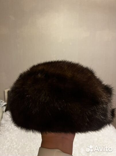 Норковый берет женский