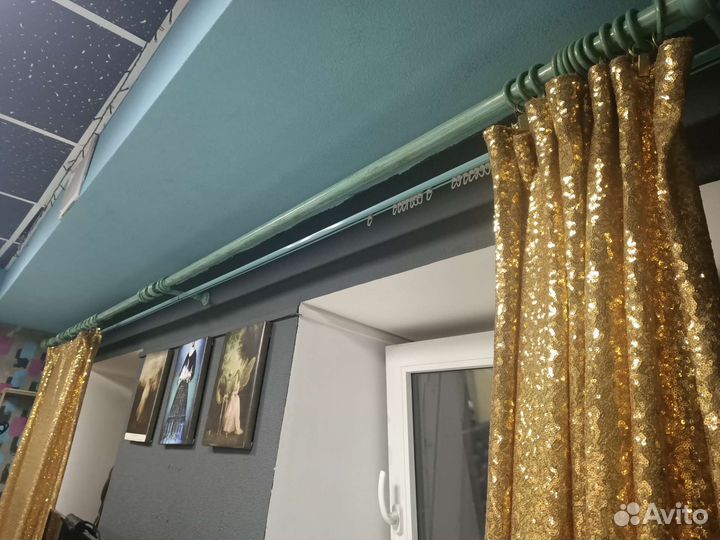 Карнизы для штор двухрядный