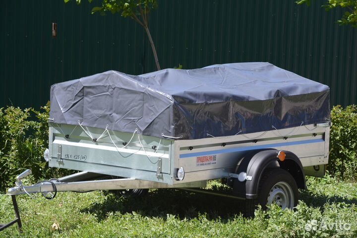 Прицеп легковой Вепрь Цинк 2.0х1.3 тент 300 мм