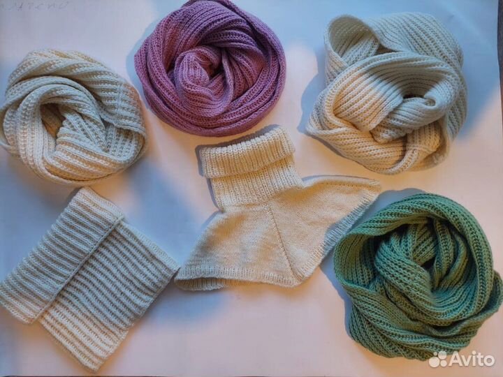 Вязанные шапки ручной работы