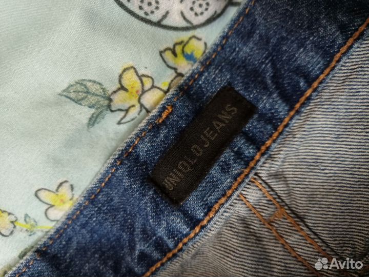 Джинсовая юбка uniqlo