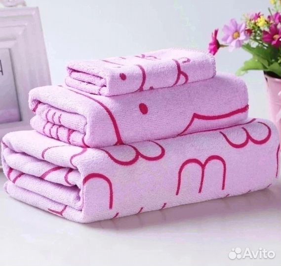 Комплект полотенец микрофибра