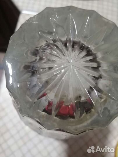Ваза хрустальная
