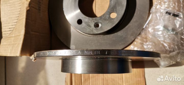 Задние тормозные диски Citroen/Peugeot