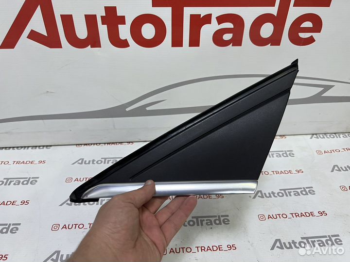 Накладка зеркало ford focus 3 с хромом левый