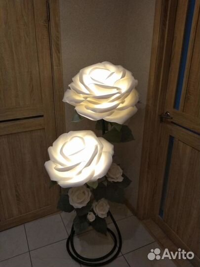 Роза светильник из изолона