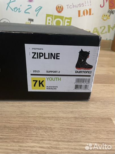 Детский сноуборд burton 130 см комплект