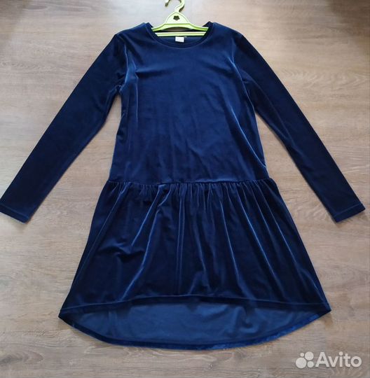 Платье бархатное для девочки Sela, 164 см