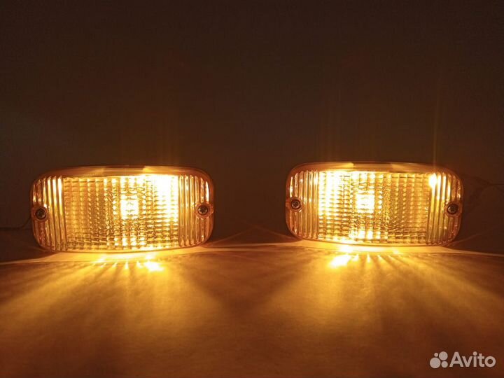 Фонари противотуманные talmu желтые к-т 2шт