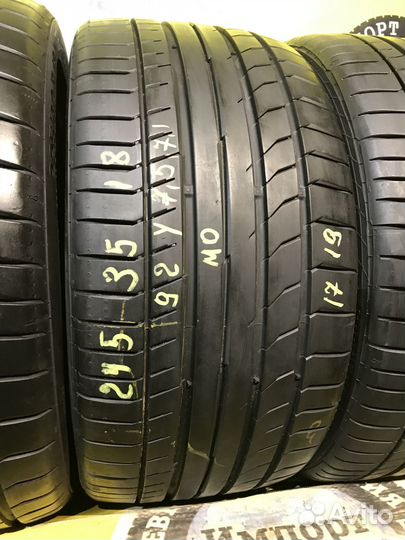 Continental ContiSportContact 5 245/35 R18 и 225/40 R18 92Y
