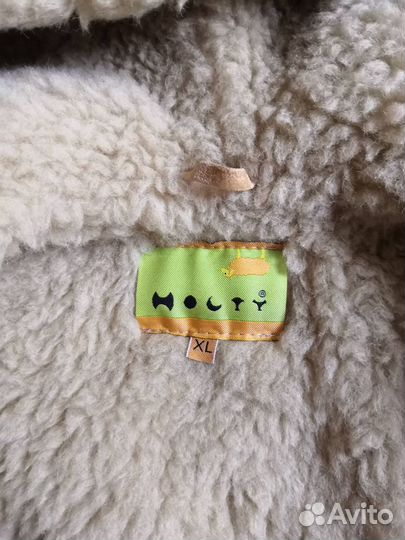 Жилет с капюшоном на молнии Холти натуральная шерс