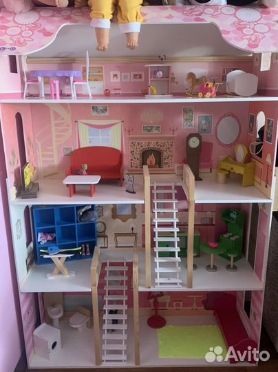 Кукольный домик Барби Нежность с мебелью