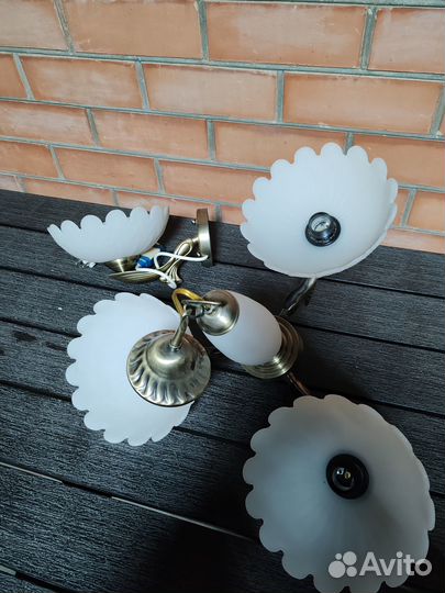 Люстра и бра комплект