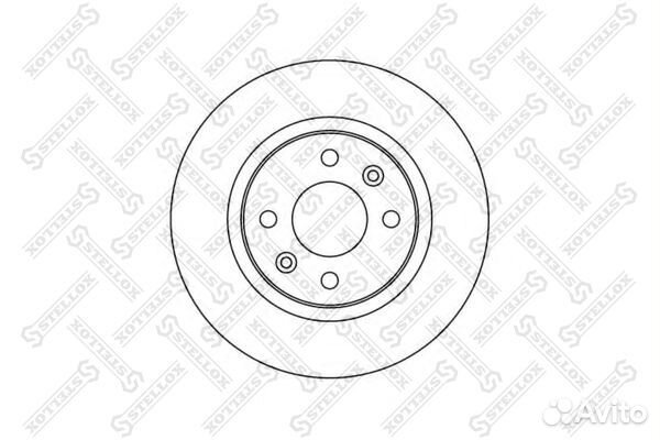 6020-3939-SX диск тормозной Renault Logan 1.4