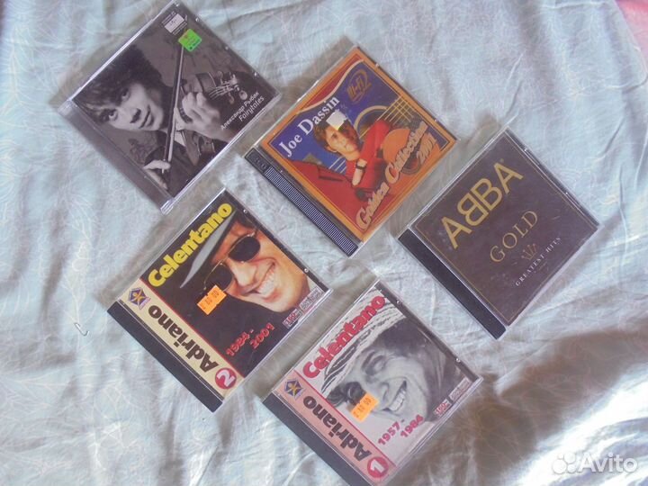 1 CD Коллекц Челентано+ Абба+ Джо Дассен+ А.Рыбак