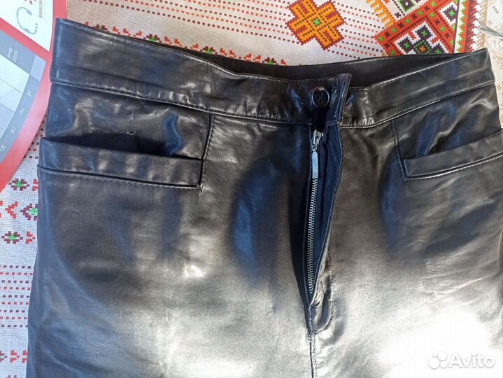 Кожаные брюки