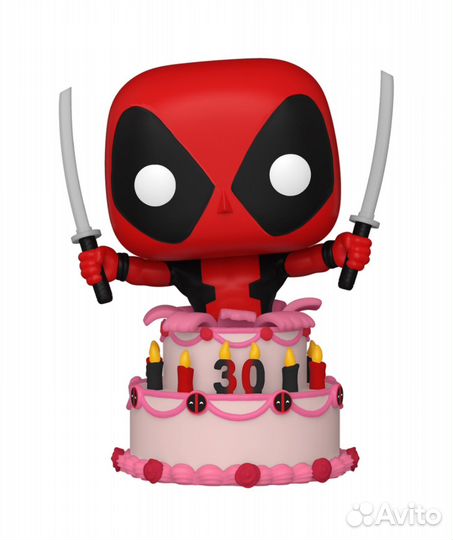 Funko pop deadpool in cake