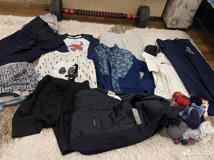 Вещи пакетом на мальчика рост 128 134