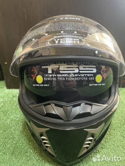Шлем интеграл YM-828 с очками