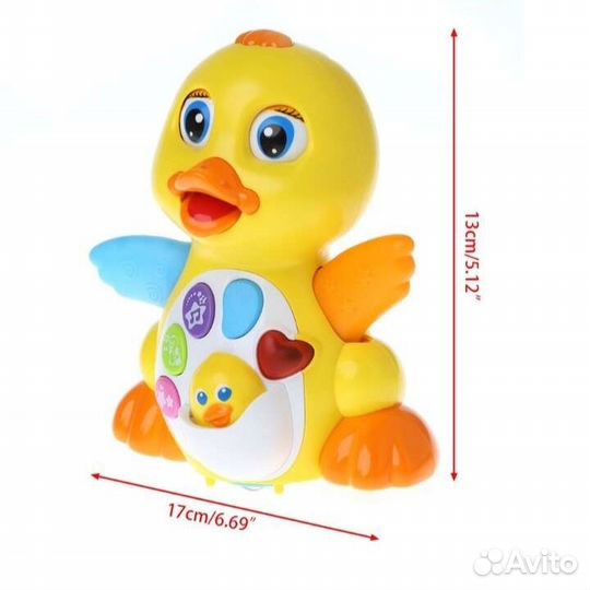 Музыкальная уточка baby GO