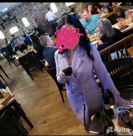 Платье пиджак 46