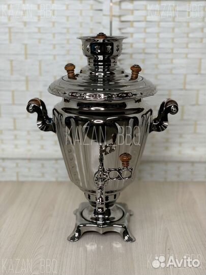 Самовар на дровах новый