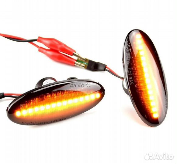 Динамические поворотники nissan Qashqai Juke