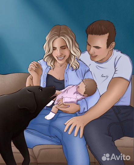 Digital иллюстрация. Аватарка, портрет