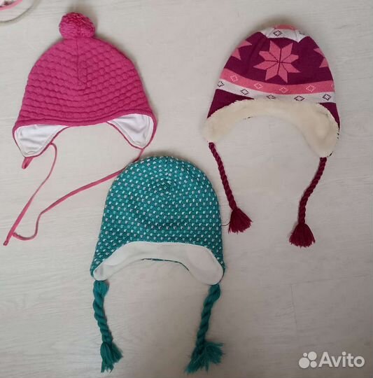 Классные шапки 44-54, варежки, шарфы, краги