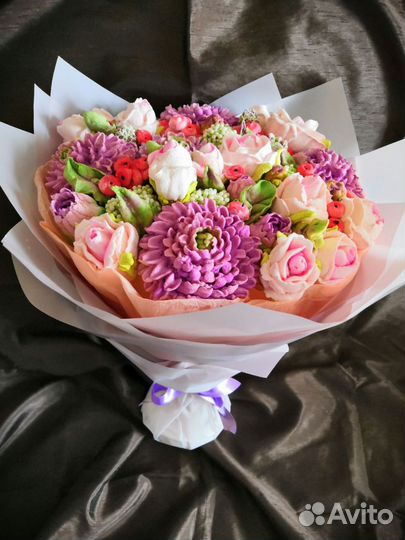 Съедобные Букеты из зефира на праздники