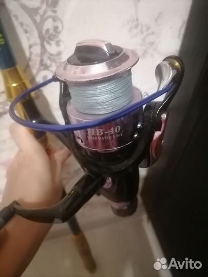 Удочка mikado Princess с катушкой kaida