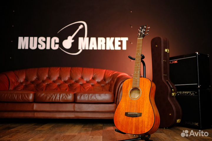Акустическая гитара Cort 3/4 + Аксессуары