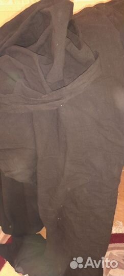 Ткань хлопчатобумажная чёрного цвета