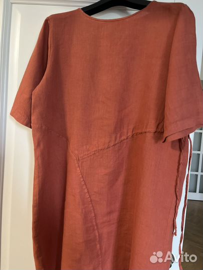 Платье лен, италия, 46 48