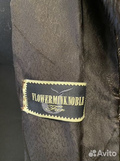 Шуба норковая с капюшоном 52 54