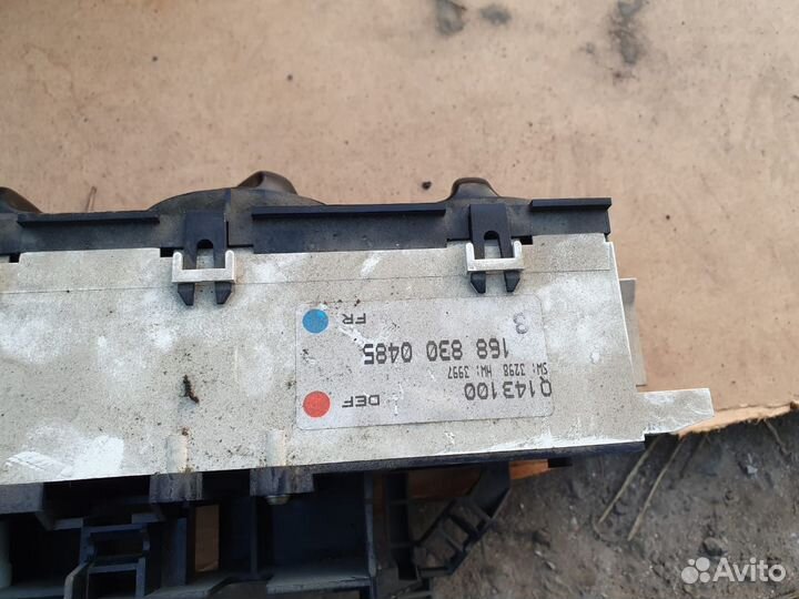 Блок управления климат-контролем Mercedes w168