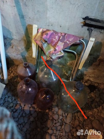 Бутыль стеклянная 5 литр