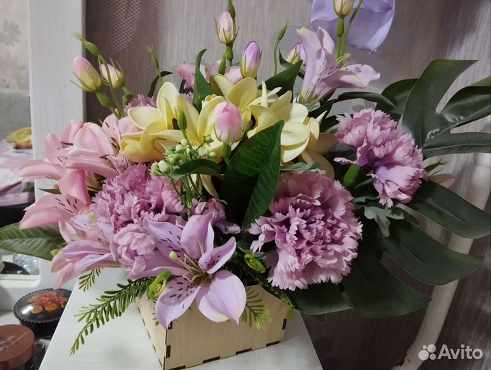 Искусственные цветы для декора