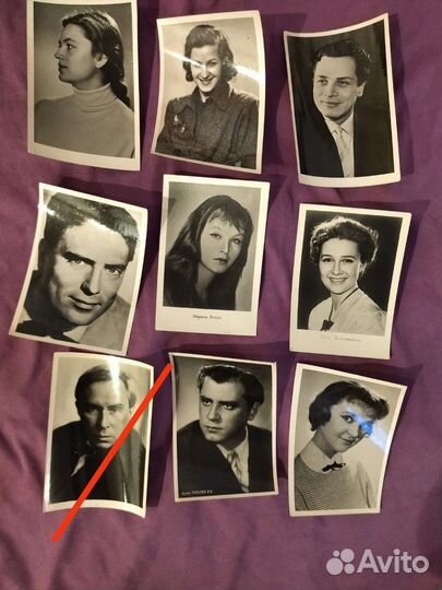 Открытки №1. Фотографии актёров СССР (50-60-ых гг)